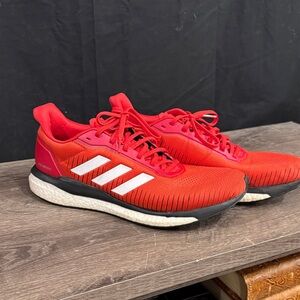 adidas Ultraboost PB Running Shoes Red Black Boost Mens Size 11